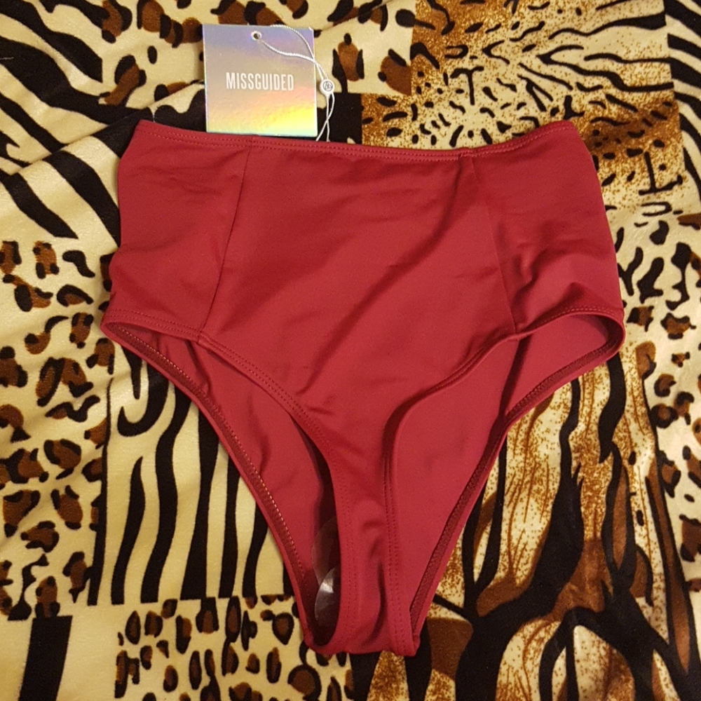 🛍Missguided High waisted bikini bottoms